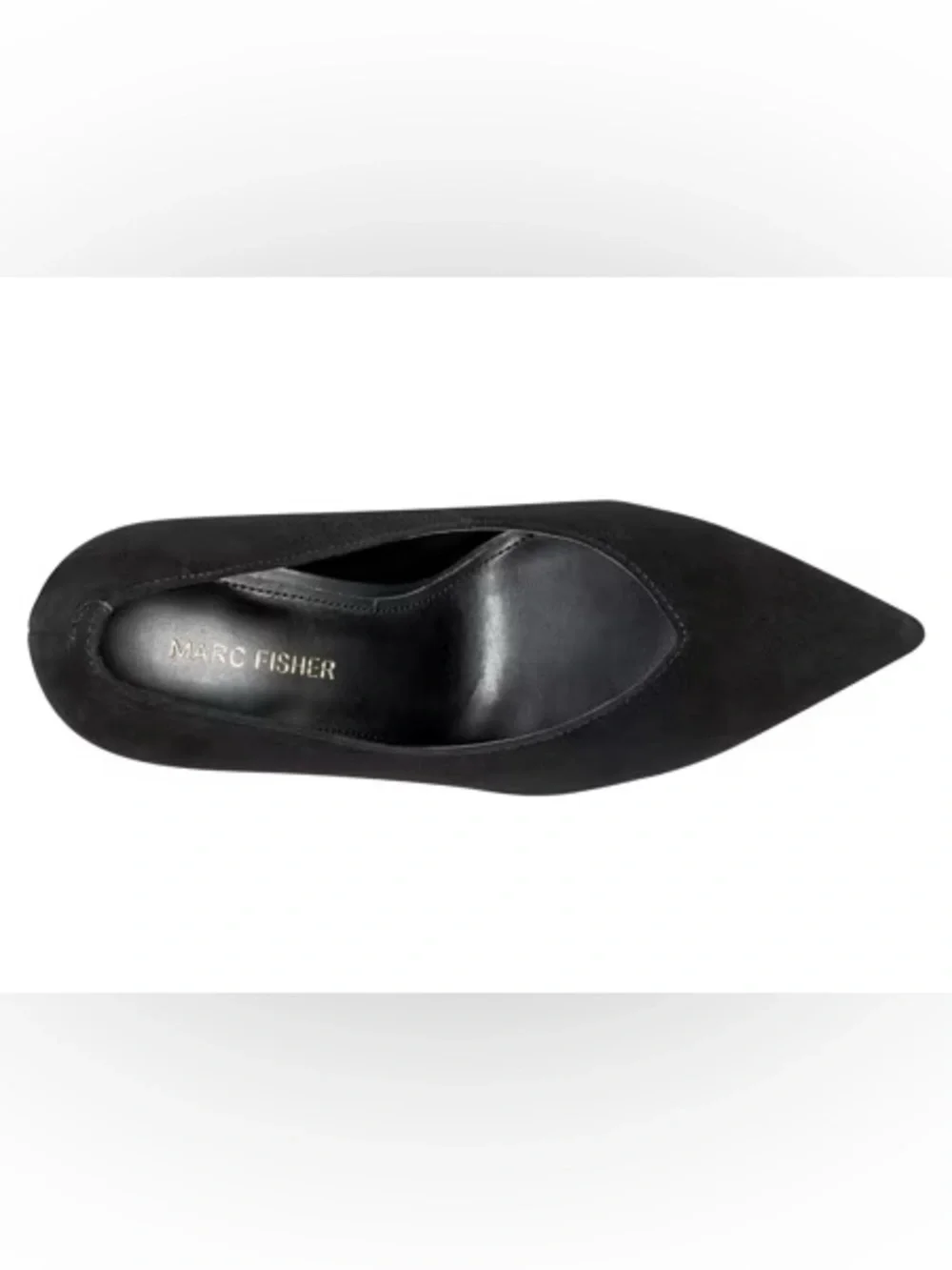 Marc Fisher Black Pointed-Toe Stiletto Pump